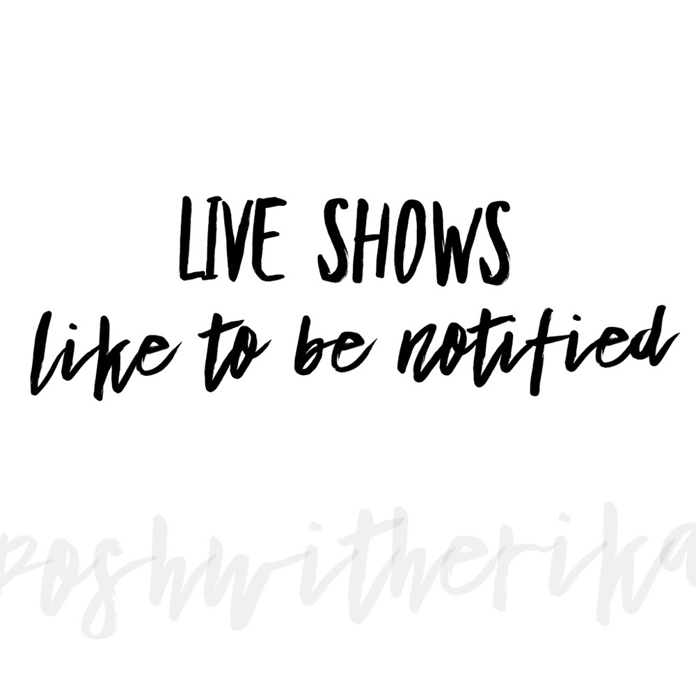 🤍IM LIVE!🤍LIVE SHOWS - Like to be notified
